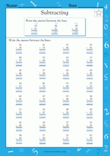 2-Digit Subtraction with Regrouping I