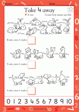Take 4 Away (0-10)