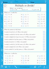 Choosing the Operation: Multiply or Divide? IV