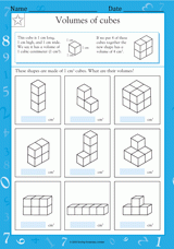 Volumes of Cubes (Grade 3)