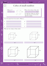 Cubes of Small Numbers
