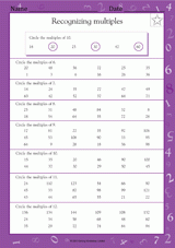 Recognizing Multiples of 6-12