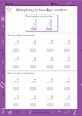 Multiplying by Two-Digit Numbers II (Grade 5)