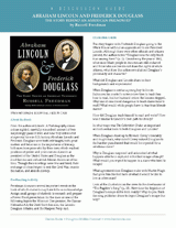 Abraham Lincoln and Frederick Douglass: The Story Behind an American Friendship Discussion Guide
