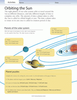 Orbiting the Sun