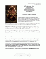 The Vespertine Teacher's Guide