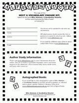 Host a Vocabulary Parade Activity Kit