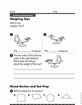Weighing Toys