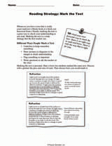 Reading Strategy: Mark the Text