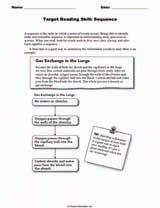 Target Reading Skill: Sequence