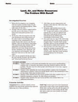 Land, Air, and Water Resources: The Problem With Runoff