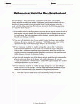 Mathematics: Model the Mars Neighborhood
