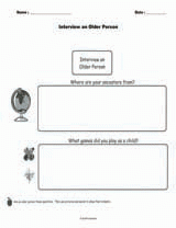 Interview an Older Person