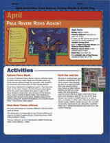 April Activities: Paul Revere, Poetry Month & Earth Day