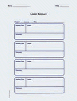 Lesson Summary