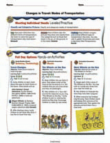 Changes in Travel: Modes of Transportation
