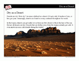 Introducing Deserts Mini-Lesson — PowerPoint Slideshow
