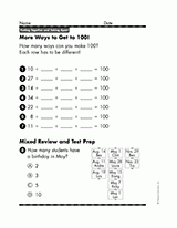 More Ways to Get to 100!