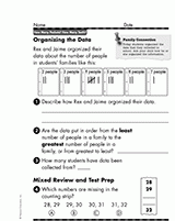Organizing the Data