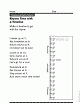 Rhyme Time with a Timeline