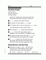 The Picnic Puzzle