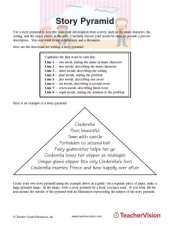 Story Pyramid for Creative Writing