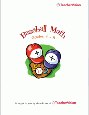 Baseball Math Printable Book (4-8)