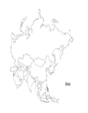 Outline Map of Asia - TeacherVision