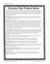 Cultures Day Project Ideas