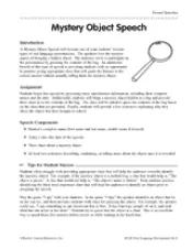 Mystery Object Speech
