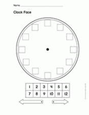 Make A Clock Template from www.teachervision.com