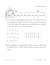 Math Warm-Up 41 for Gr. 5 & 6: Numbers and Numeration