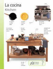 Themed Vocabulary Kitchen La Cocina Spanish Vocabulary Printable Grades 6 10 Teachervision