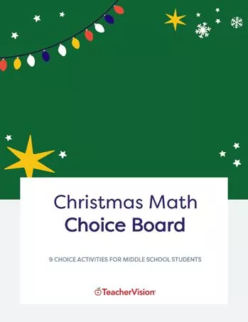 Christmas Printables - Christmas Math Activities for Grades 6-8 ...