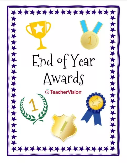 End of Year Awards - 100 Award Ideas for Students - TeacherVision
