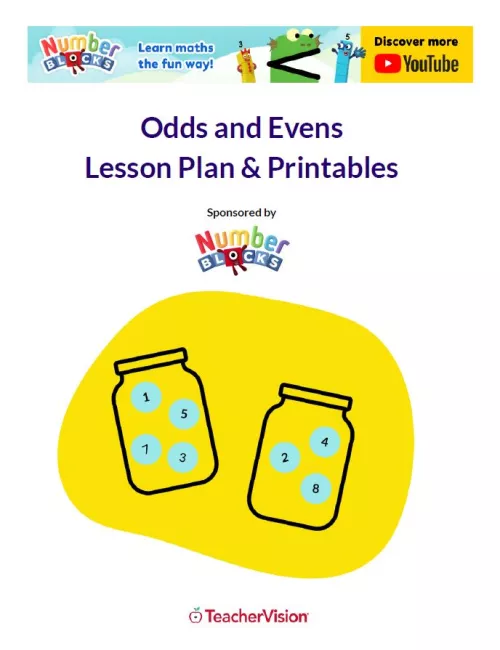 Odds and Evens Lesson Plan for Kindergarten - TeacherVision