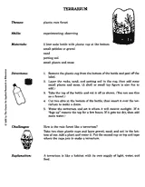 Terrarium Printable (Pre-K - 2nd Grade) - TeacherVision