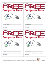 Free Computer Time Award Printable (Pre-K - 5th Grade) - TeacherVision