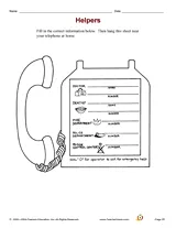 Helpers Printable (1st Grade) - TeacherVision