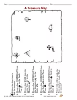 A Treasure Map Printable (2nd - 3rd Grade) - TeacherVision