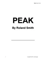Teacher's Guide to Peak by Roland Smith (7th-12th Grade) Literature ...